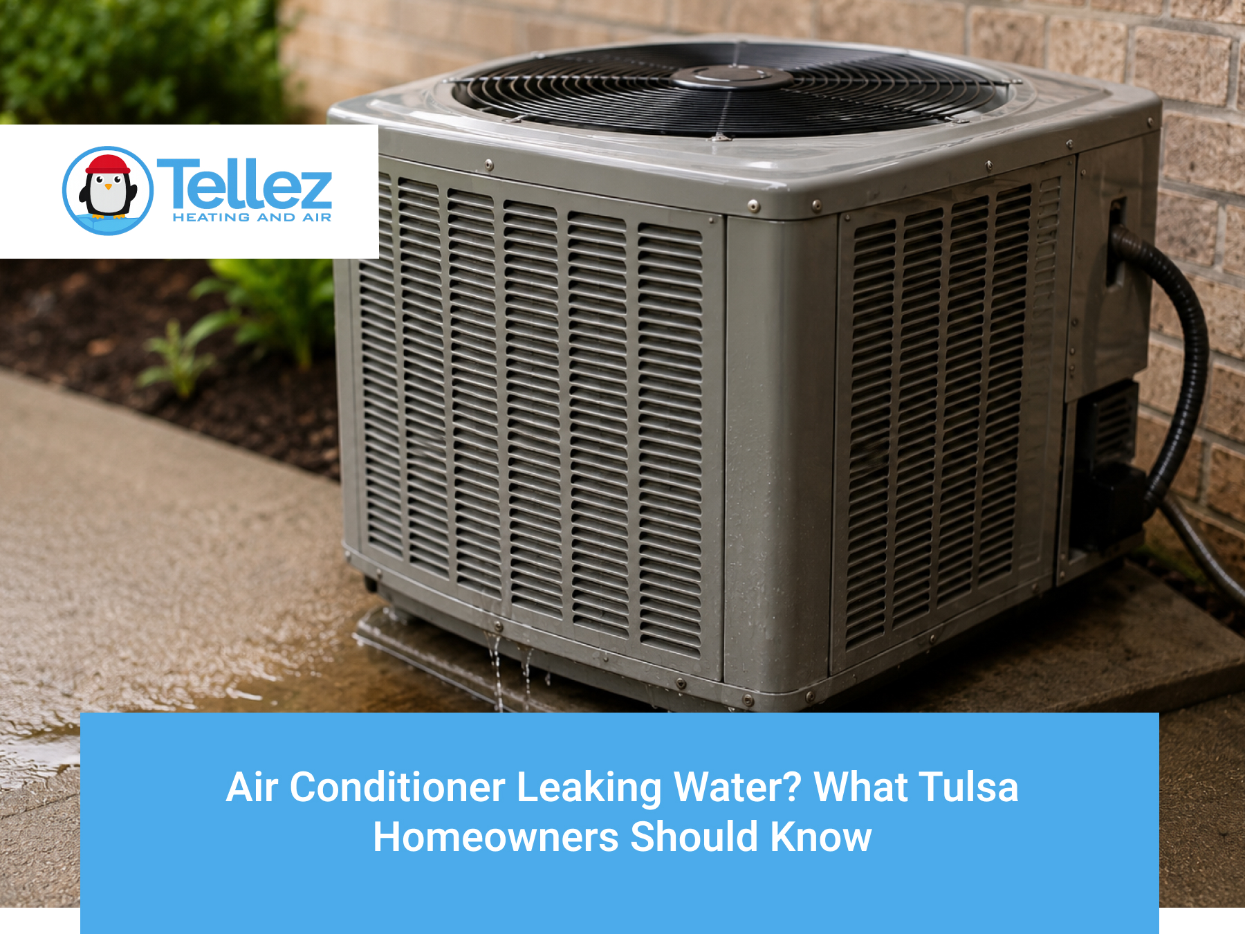 Air Conditioner Leaking Water? What Tulsa Homeowners Should Know (and Do Next) Air Conditioner Leaking Water? What Tulsa Homeowners Should Know (and Do Next)